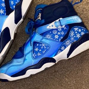 Jordan 8 light blue GUC sz 4.5